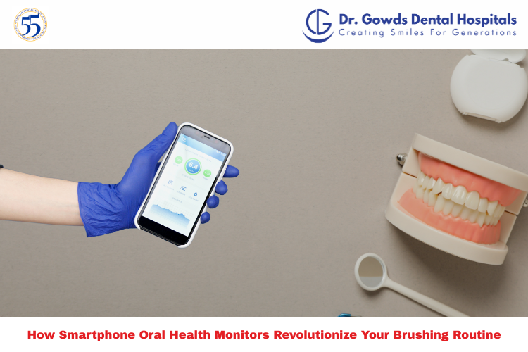 Smartphone oral health monitors