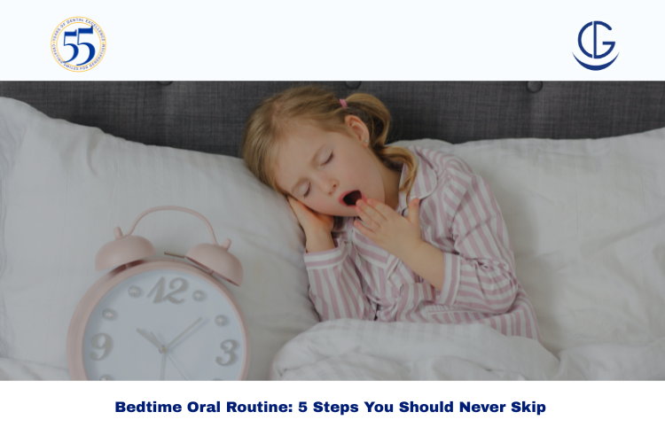 bedtime oral routine