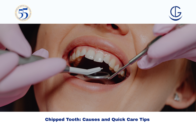 chipped tooth