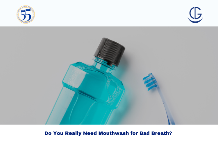 Mouthwash for bad breath
