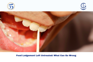 Untreated food lodgement