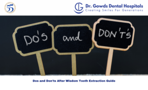Dos and don'ts after wisdom tooth extraction