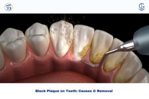 black plaque on teeth