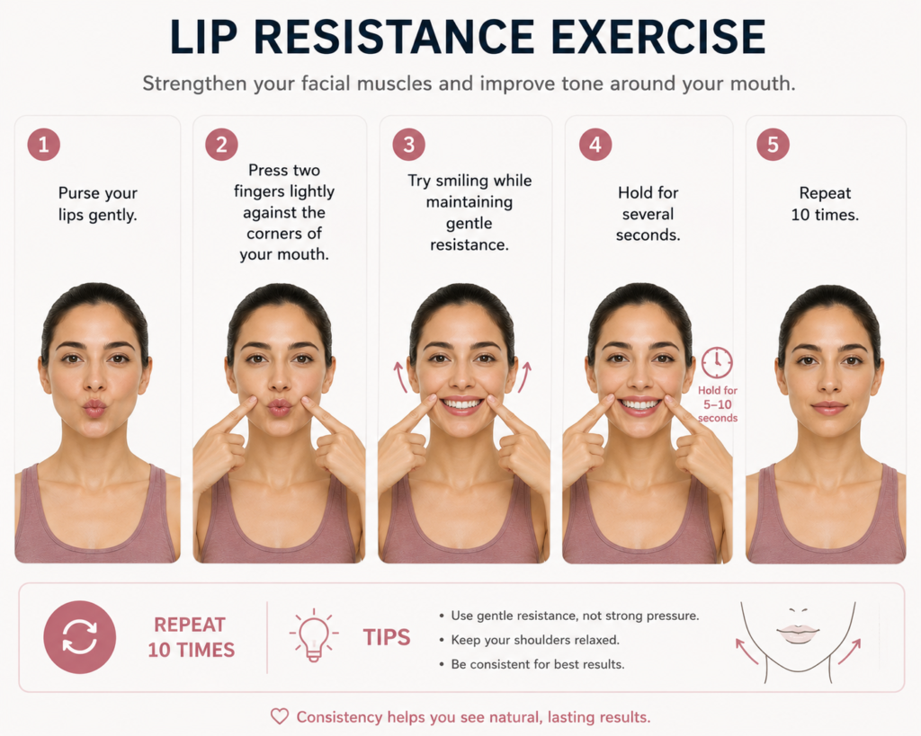 lip resistance exercise