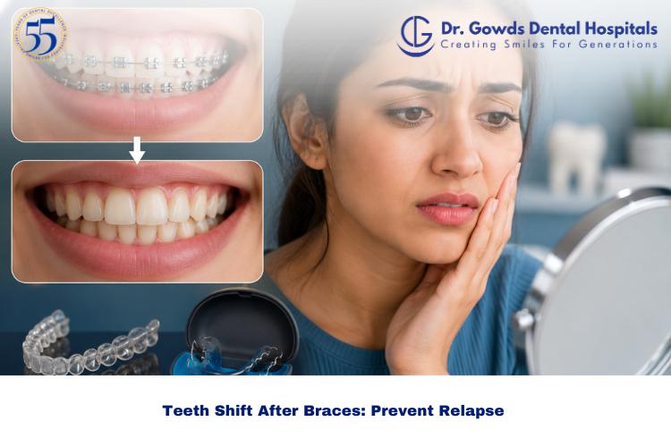 teeth shift after braces