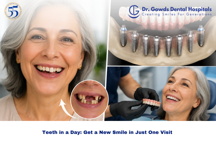 teeth in a day