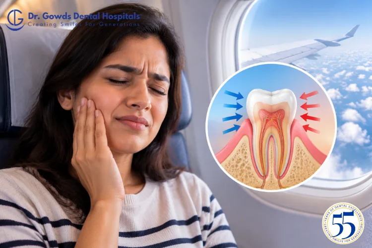 Tooth pain during flights