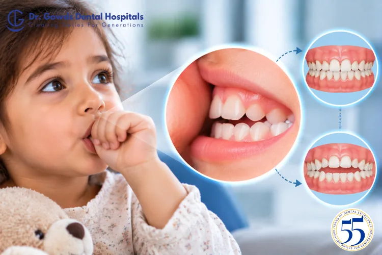 Thumb sucking effects on teeth